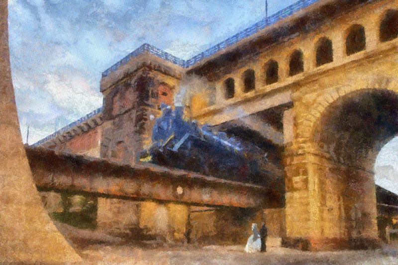 Train Scene